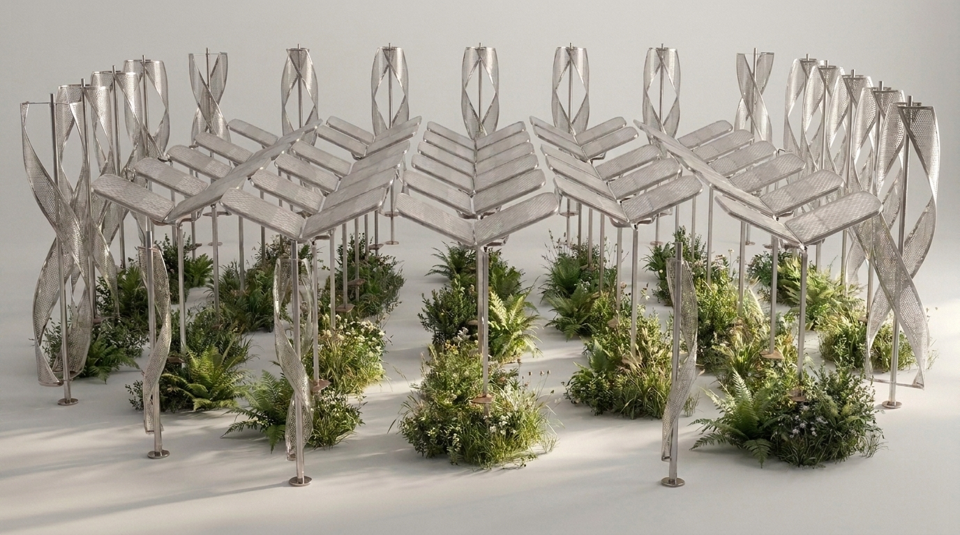 Factory-built solar-thermal forms in a field